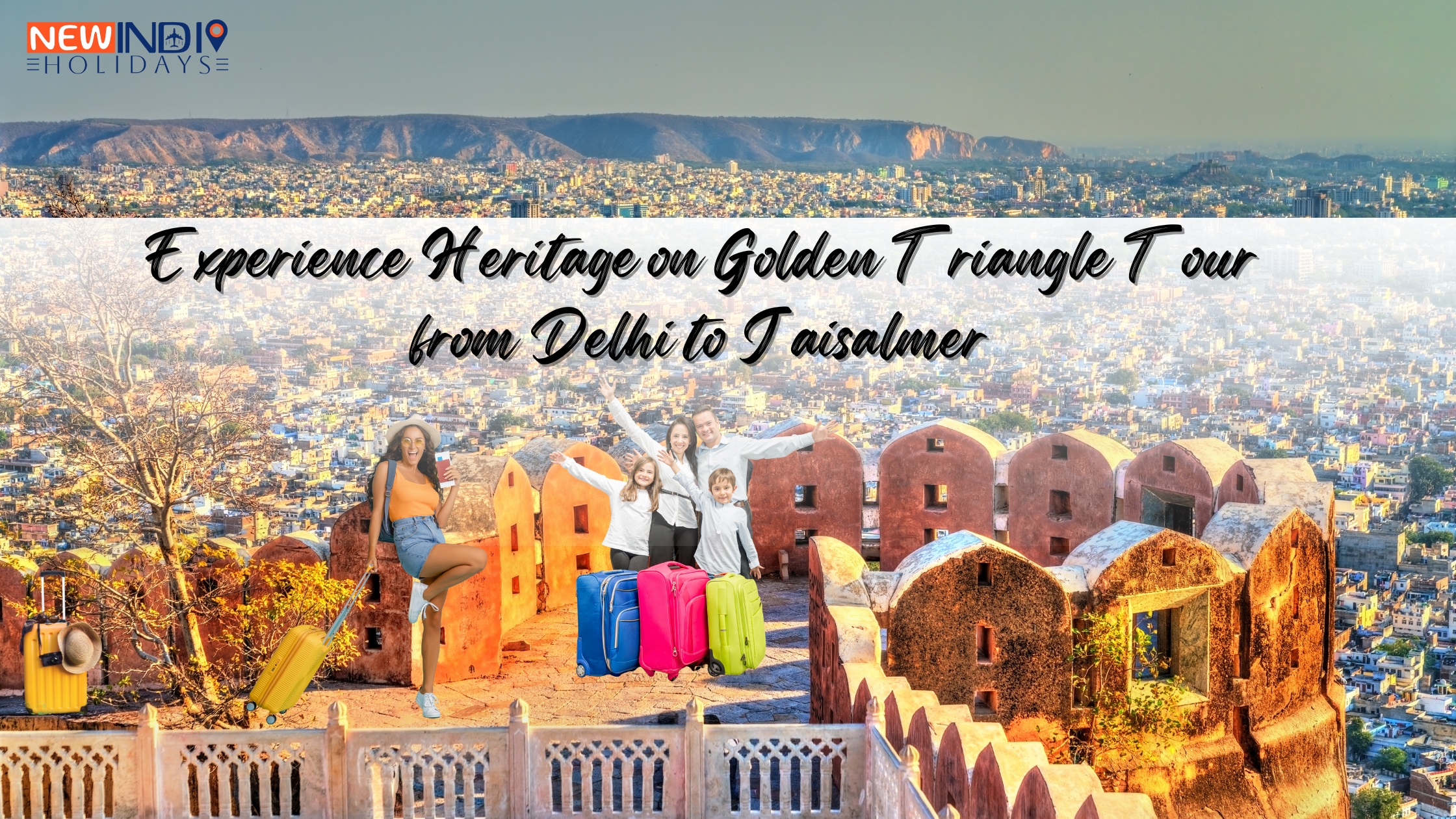 Golden Triangle Tour from Delhi to Jaisalmer